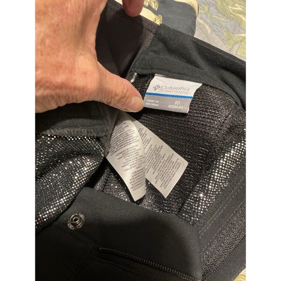 Columbia Women's Omni Heat Thermal Comfort Pants 10 Black Soft Shell - Picture 3 of 5